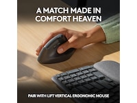 Logitech Wave Keys trådløst tastatur (grafitt) Tastatur