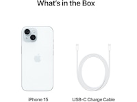 iPhone 15 256GB (blå) Mobiltelefoner