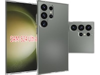 iiglo Galaxy S24 Ultra Silikondeksel (gjennomsiktig) Mobildeksel