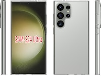 iiglo Galaxy S24 Ultra Silikondeksel (gjennomsiktig) Mobildeksel