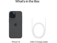 iPhone 15 256GB (sort) -B-Grade Demo mobiltelefoner