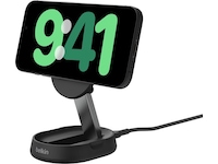 Belkin BoostCharge Pro sammenleggbart trådløs ladestativ (sort) Trådløs lader