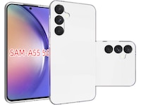 iiglo Samsung Galaxy A55 Silikondeksel (gjennomsiktig) Mobildeksel