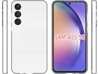iiglo Samsung Galaxy A55 Silikondeksel (gjennomsiktig) Mobildeksel