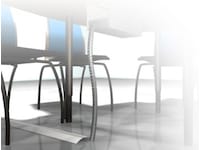 Kenson gulvlist 1,5m (sølv) Tilbehør til arbeidssteder og avlukker