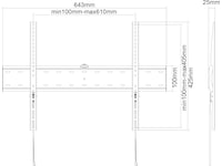 Andersson FDW 2.3 veggfeste TV slim 37-70" Veggfeste & TV-stativ