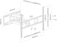 Andersson WMA 3.9 veggfeste TV tilt 37-70" Veggfeste & TV-stativ