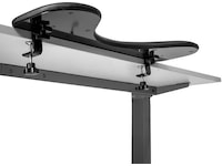 KENSON 8805 Symmetrisk underarmstøtte (sort) Ergonomi