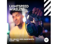 Astro A50 X LIGHTSPEED Trådløst Gaming headset + ladestasjon (sort) Gamingheadset