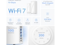 TP-Link Deco BE85 Wi-Fi 7 Mesh 2-pack Routere