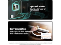 Samsung HW-S711D soundbar med subwoofer (hvit) Lydplanker