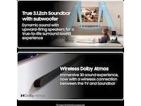 Samsung HW-S810D soundbar med subwoofer (sort) Lydplanker