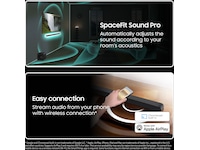 Samsung HW-S810D soundbar med subwoofer (sort) Lydplanker