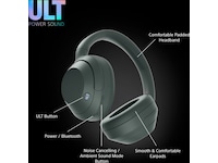 Sony ULT WEAR trådløse hodetelefoner Over-Ear med mic (skogsgrå) Hodetelefoner