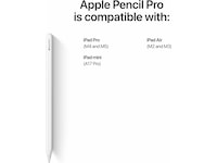 Apple Pencil Pro (hvit) Tastatur og stylus