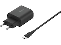 Belkin 3-i-1 Qi2 Trådløs lader (sort) Trådløs lader