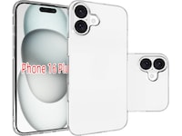 iiglo iPhone 16 Plus Silikondeksel (gjennomsiktig) Mobildeksel