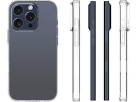 iiglo iPhone 16 Pro Silikondeksel (gjennomsiktig) Mobildeksel