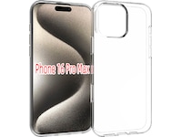 iiglo iPhone 16 Pro Max Silikondeksel (gjennomsiktig) Mobildeksel