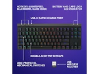 Logitech G G515 Lightspeed Gamingtastatur (sort) Gamingtastatur