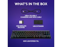 Logitech G G515 Lightspeed Gamingtastatur (sort) Gamingtastatur