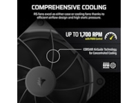 Corsair RS140 Vifte 2pk (sort) Vifter