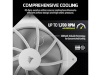 Corsair RS140 Vifte 2pk (hvit) Vifter
