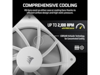 Corsair RS120 Vifte (hvit) Vifter