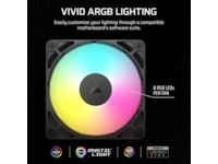 Corsair RS120 ARGB Vifte 3pk (sort) Vifter