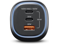 Andersson 165W Billader (sort) Mobilladere