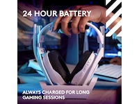 Logitech Astro A50 Lightspeed Trådløst Gamingheadset (hvit) Gamingheadset