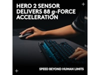 Logitech PRO 2 Lightspeed Trådløs Gamingmus (hvit) Gamingmus