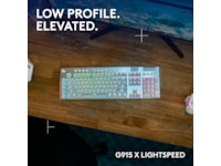 Logitech G915 X Lightspeed Trådløst Gamingtastatur (hvit) Gamingtastatur