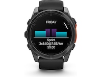 Garmin fenix 8 AMOLED 51mm GPS (slate gray/stainless steel) Smartklokker