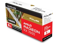 Sapphire PULSE AMD Radeon RX 7600 -B-Grade Demo skjermkort