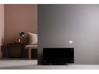 Adax Clea WiFi panelovn glass 1000W (sort) Panelovner