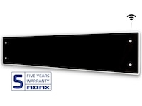 Adax Clea L WiFi panelovn glass lav 1000W (sort) Panelovner