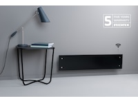 Adax Clea L WiFi panelovn glass lav 1000W (sort) Panelovner