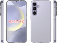 iiglo Galaxy S24 FE Silikondeksel (gjennomsiktig) Mobildeksel