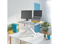 Leitz Ergo Cosy Justerbart PC bord m/plate (hvit) Laptopstand