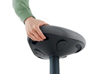 Leitz Ergo Active Balansestol med komfortsete (mørk grå) Kontorstoler