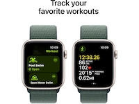 Apple Watch SE 44mm GPS + LTE Aluminium (stjerneskinn) Smartklokker