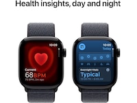 Apple Watch Series 10 GPS + LTE 42mm Aluminium (gagatsvart) Smartklokker