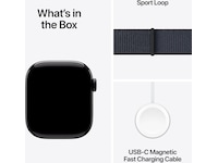 Apple Watch Series 10 GPS + LTE 42mm Aluminium (gagatsvart) Smartklokker