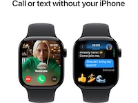 Apple Watch Series 10 GPS + LTE 42mm Aluminium (gagatsvart) Smartklokker