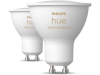 Philips Hue White Ambiance 4.2W GU10 2PK Lyspærer & LED-pærer