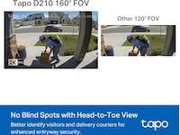 TP-Link Tapo D210 ringeklokke kamera Ringeklokker