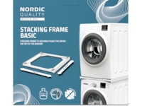 Nordic Quality Stableramme basic, tynn Tilbehør til vaskemaskin og tørketrommel