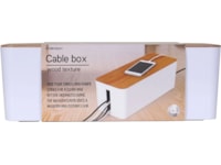 Andersson Stor kabelboks (hvit/tre) Kabelskjulere & tilbehør