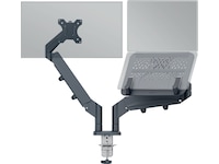 Leitz Ergo Skjermarm og laptopholder, plassbesparende Skjermstativ og skjermfeste